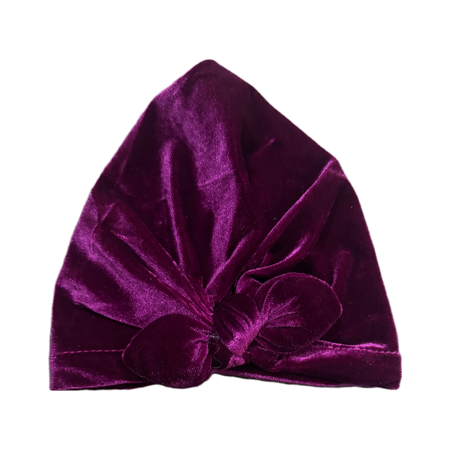 Velvet Knot Turban Cap