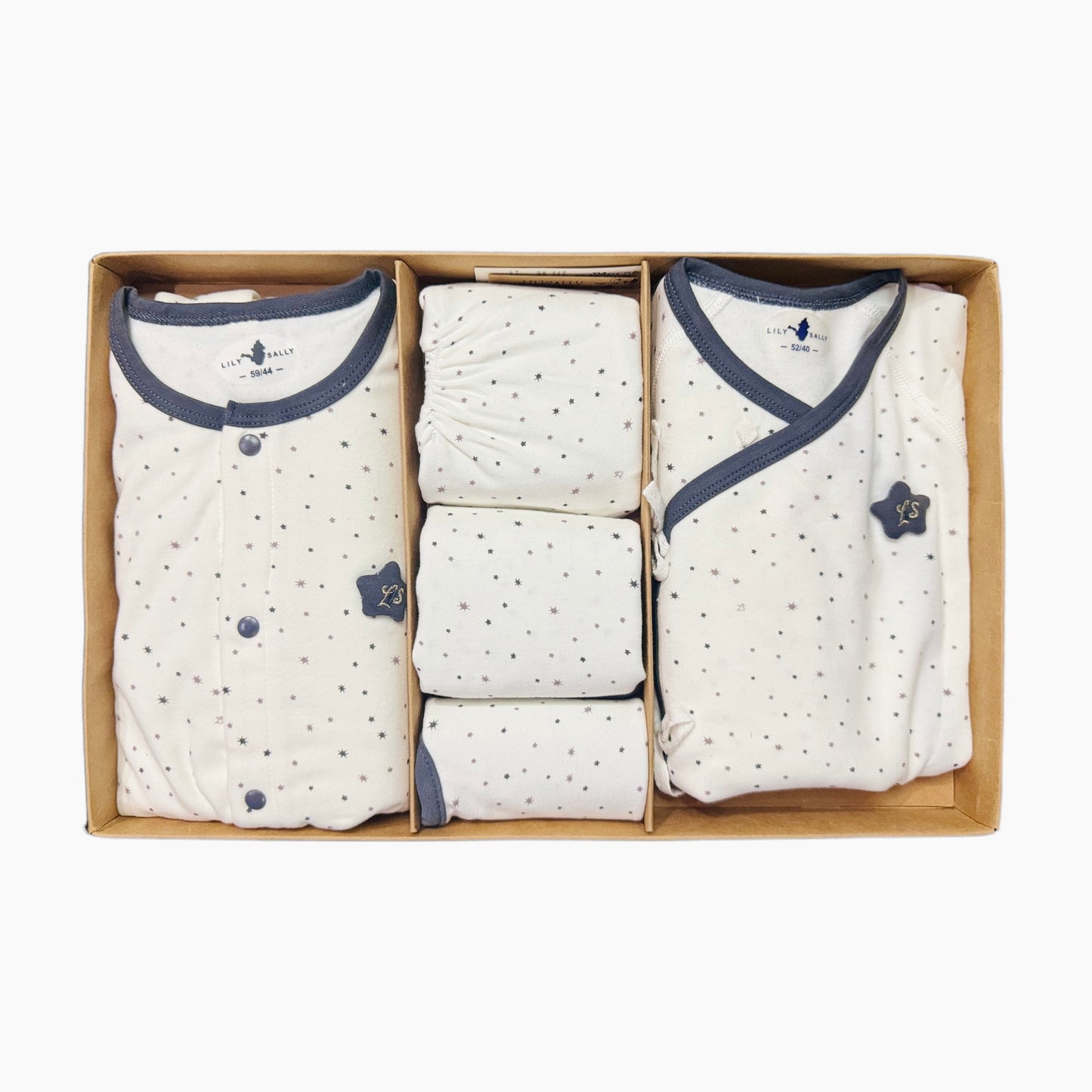 Grey & White 7 piece starter set