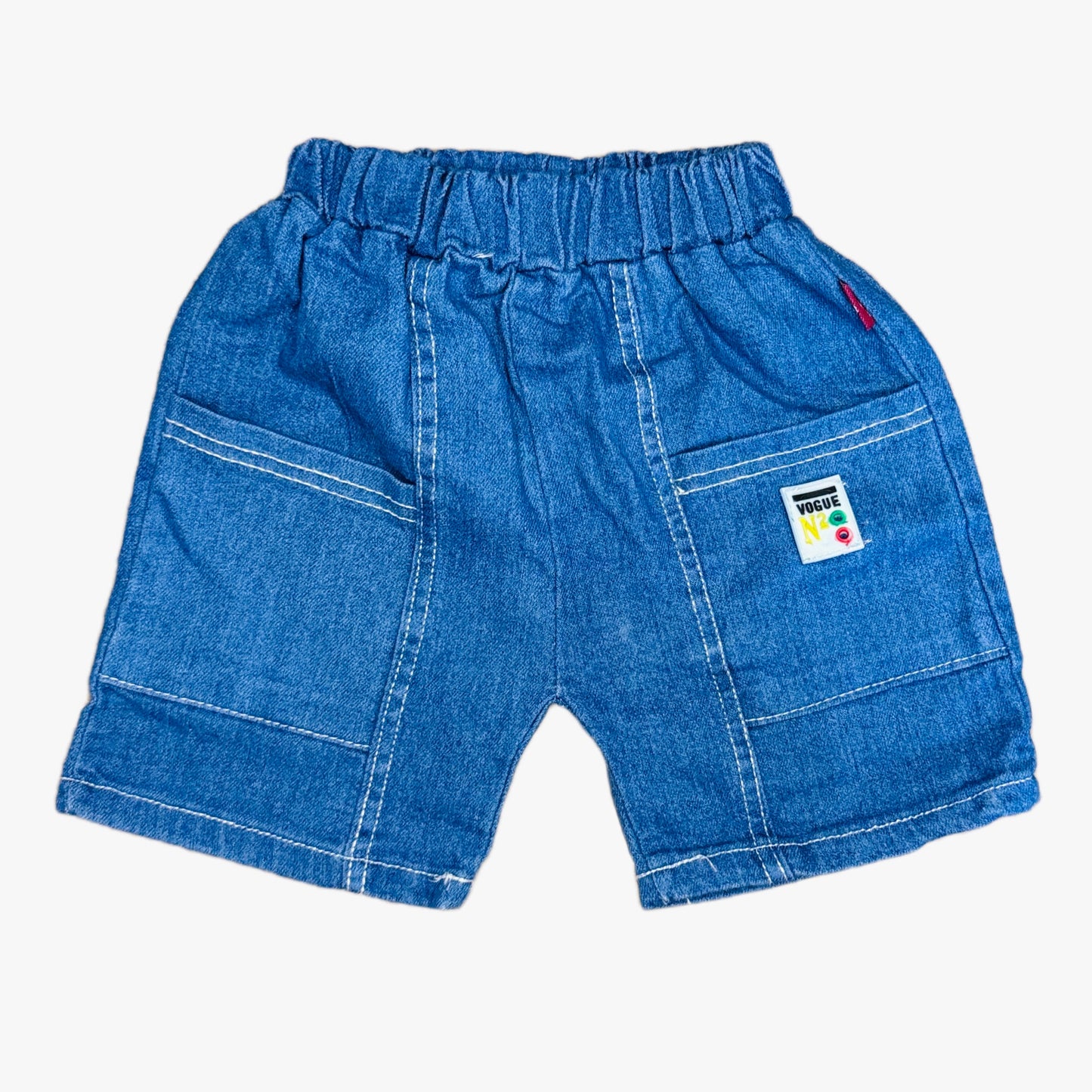 Moo Shirt & Denim Short Set