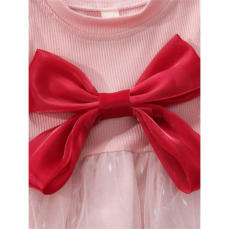 Pink & Maroon Frock