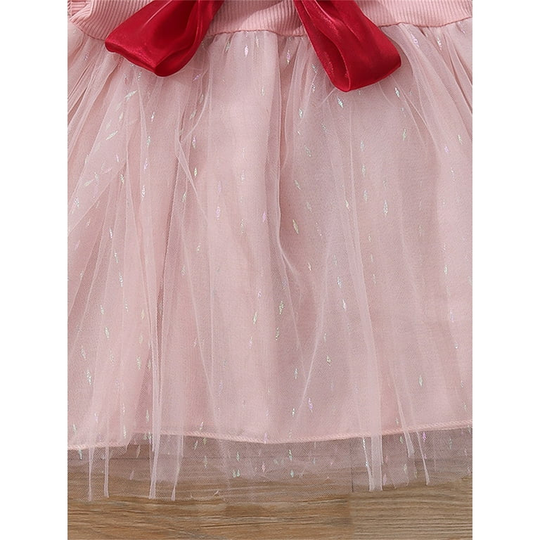 Pink & Maroon Frock