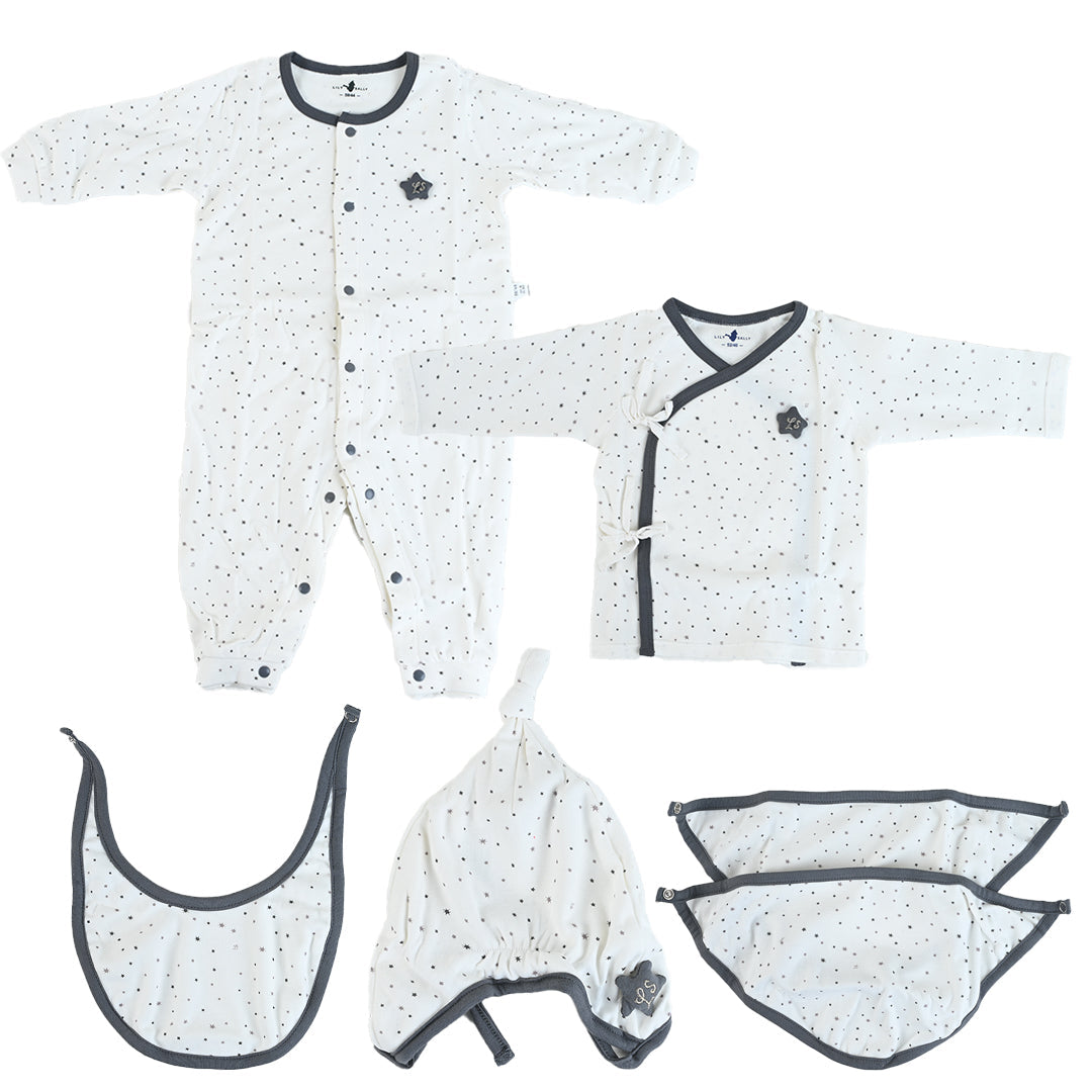 Grey & White 7 piece starter set