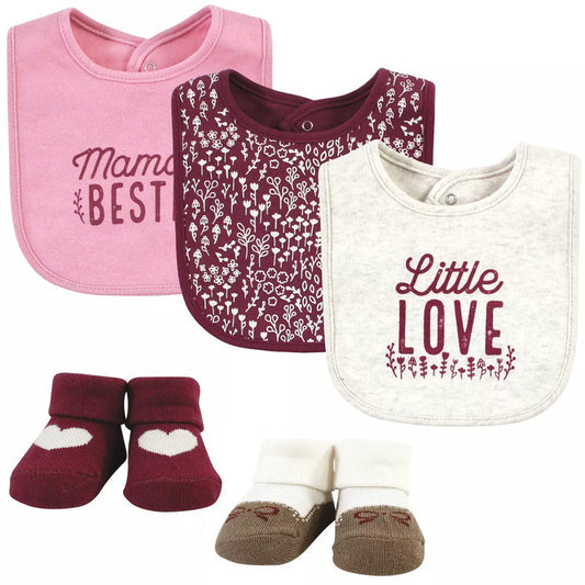 Hudson Baby Mama’s Love Bib & Bootie set