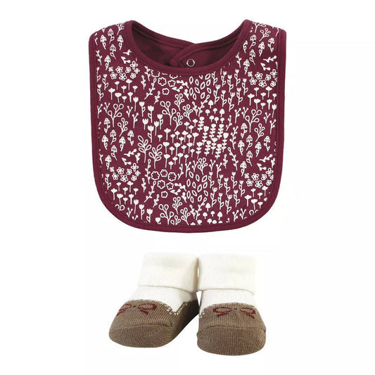 Hudson Baby Mama’s Love Bib & Bootie set