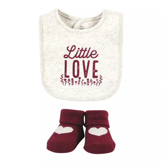 Hudson Baby Mama’s Love Bib & Bootie set