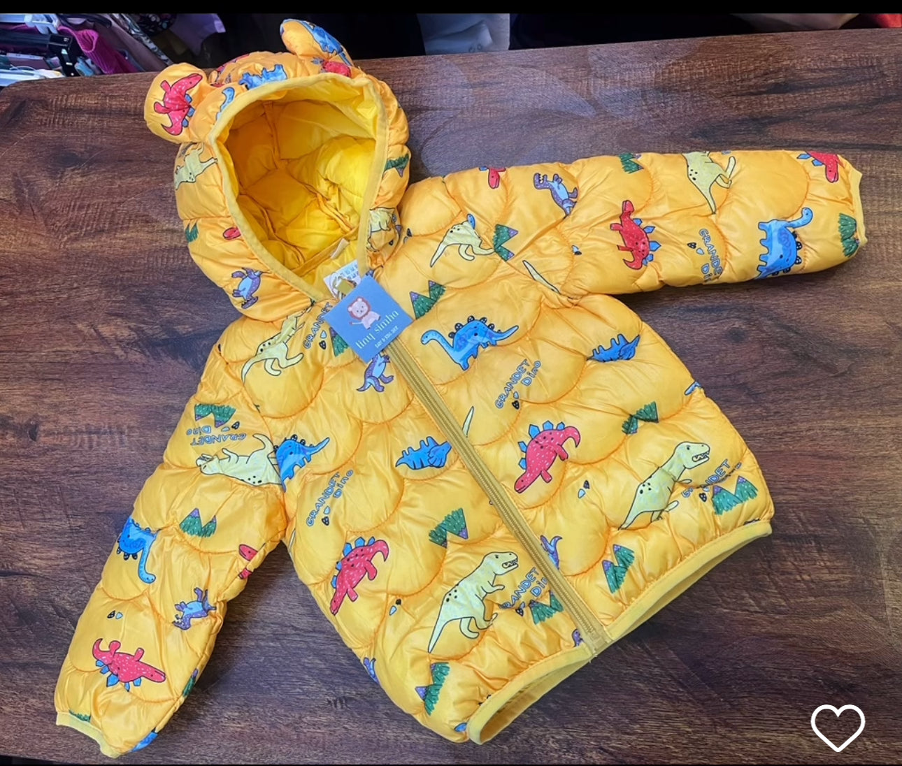 Dino puffer jacket