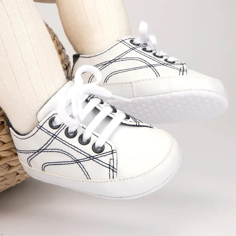 White Leather Sneakers