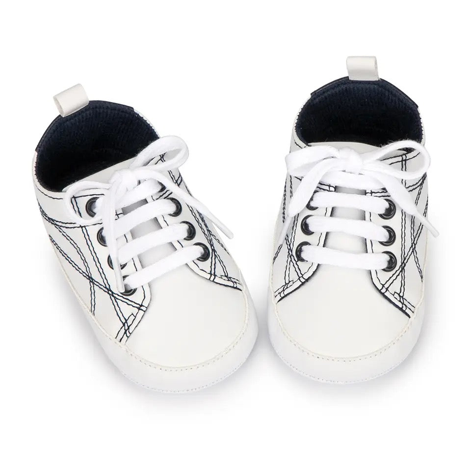 White Leather Sneakers